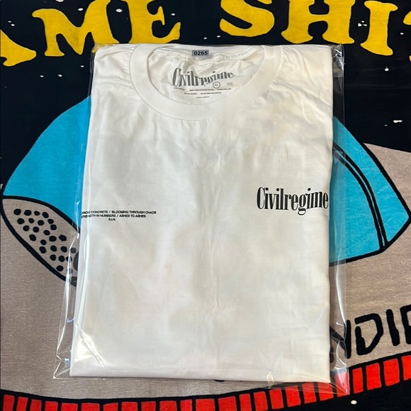 Civil Regime White Tee - Picture 6 of 6